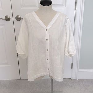 Knox Rose gauze cotton top (not too thin)